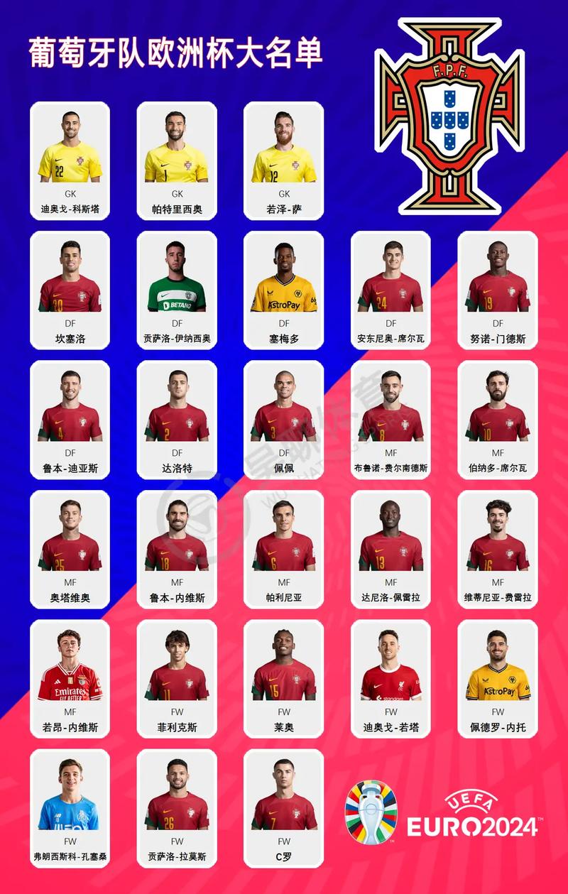 FIFPRO最佳阵候选中4名葡萄牙球员，法国、西班牙等国球员均为3人
