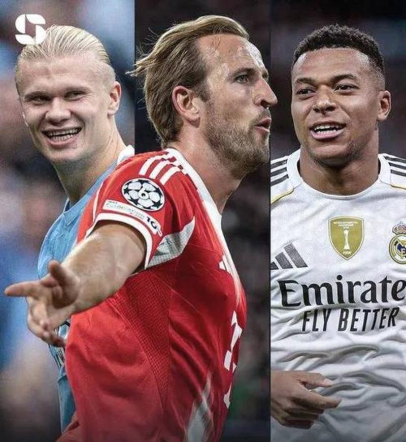 欧洲五大联赛射手榜TOP10：凯恩22球领跑，姆巴佩紧随其后